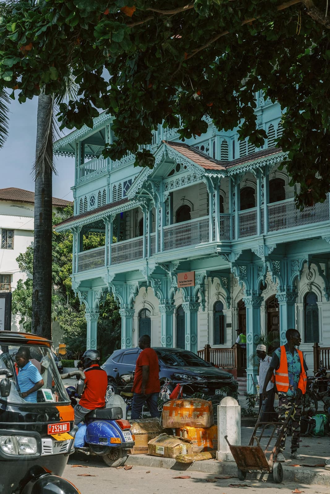 Stone Town historic street architecture